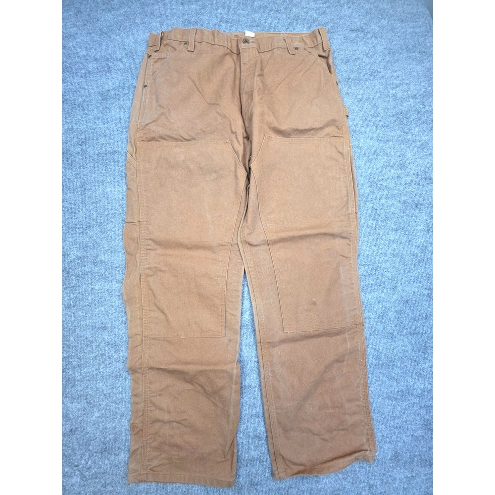 Vintage Ben Davis Canvas Double Knee Jeans Men's 42 x 32 (FITS 38 x 30) Brown **
